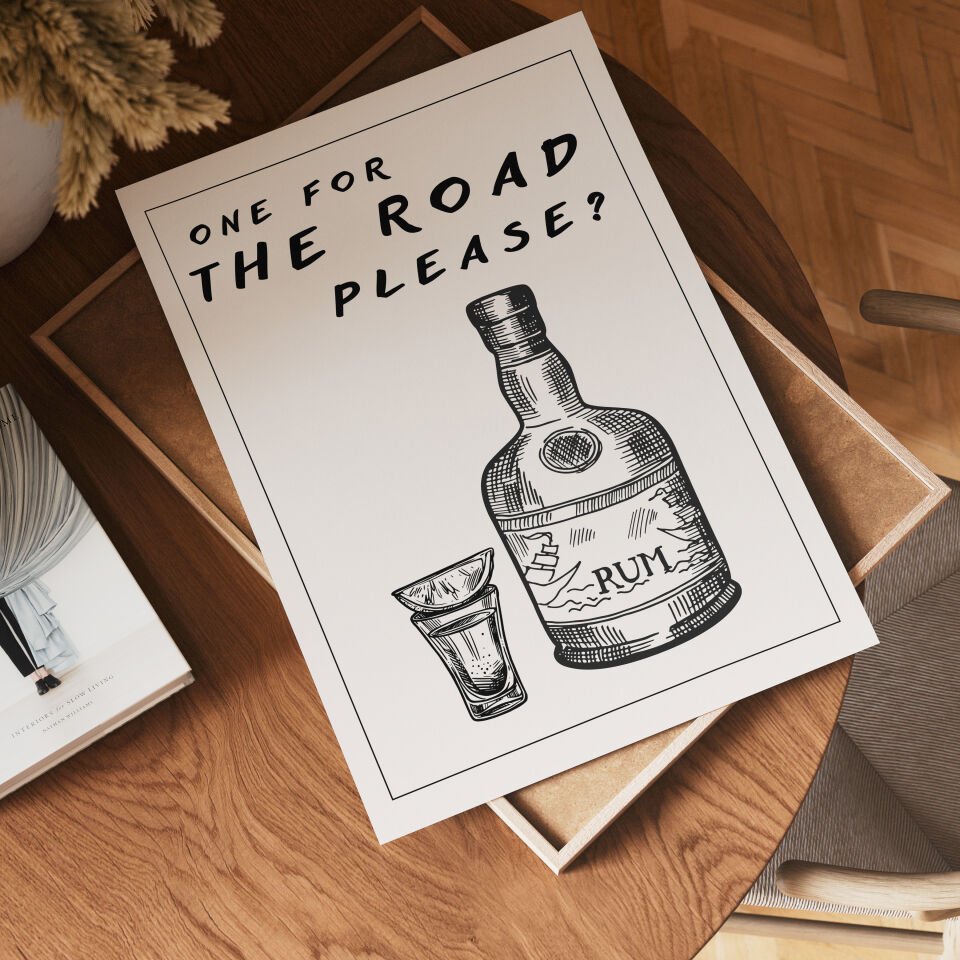One for the Road Çerçevesiz Poster