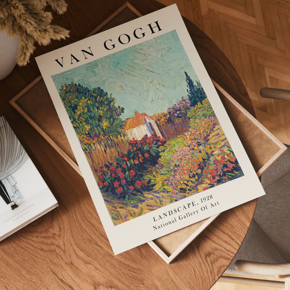 Van Gogh Landscape Çerçevesiz Poster