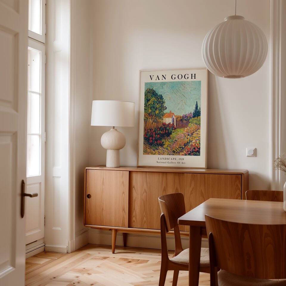 Van Gogh Landscape Çerçevesiz Poster