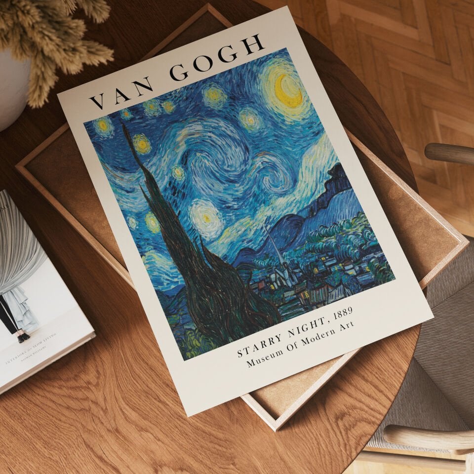 Starry Night Çerçevesiz Poster