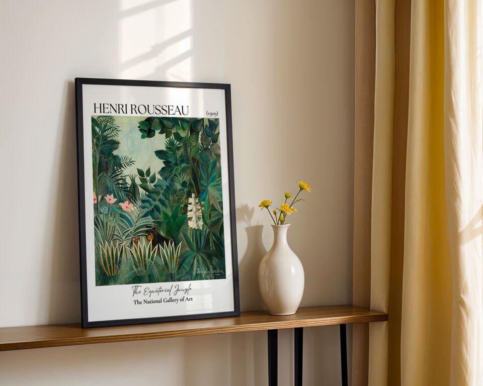 Henri Rousseau The Equatorial Jungle Çerçevesiz Poster