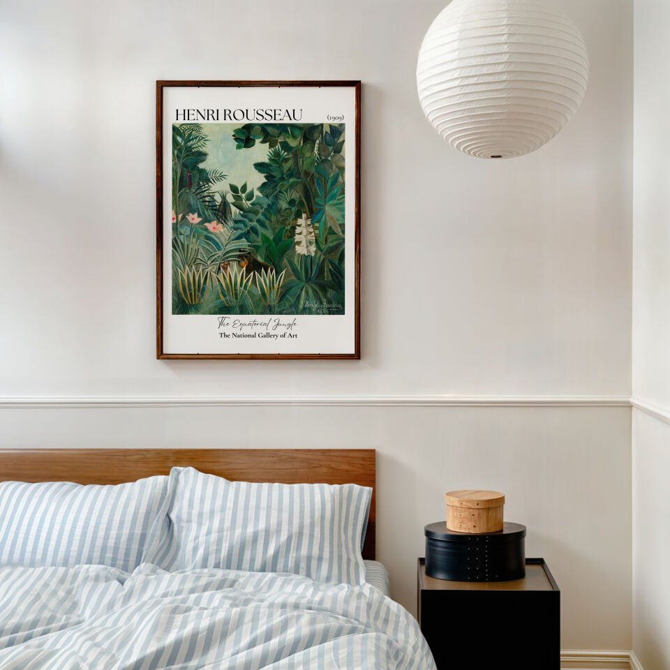 Henri Rousseau The Equatorial Jungle Çerçevesiz Poster