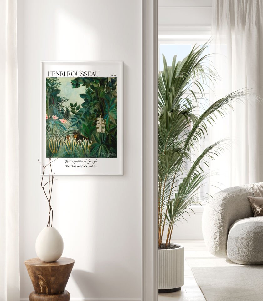 Henri Rousseau The Equatorial Jungle Çerçevesiz Poster