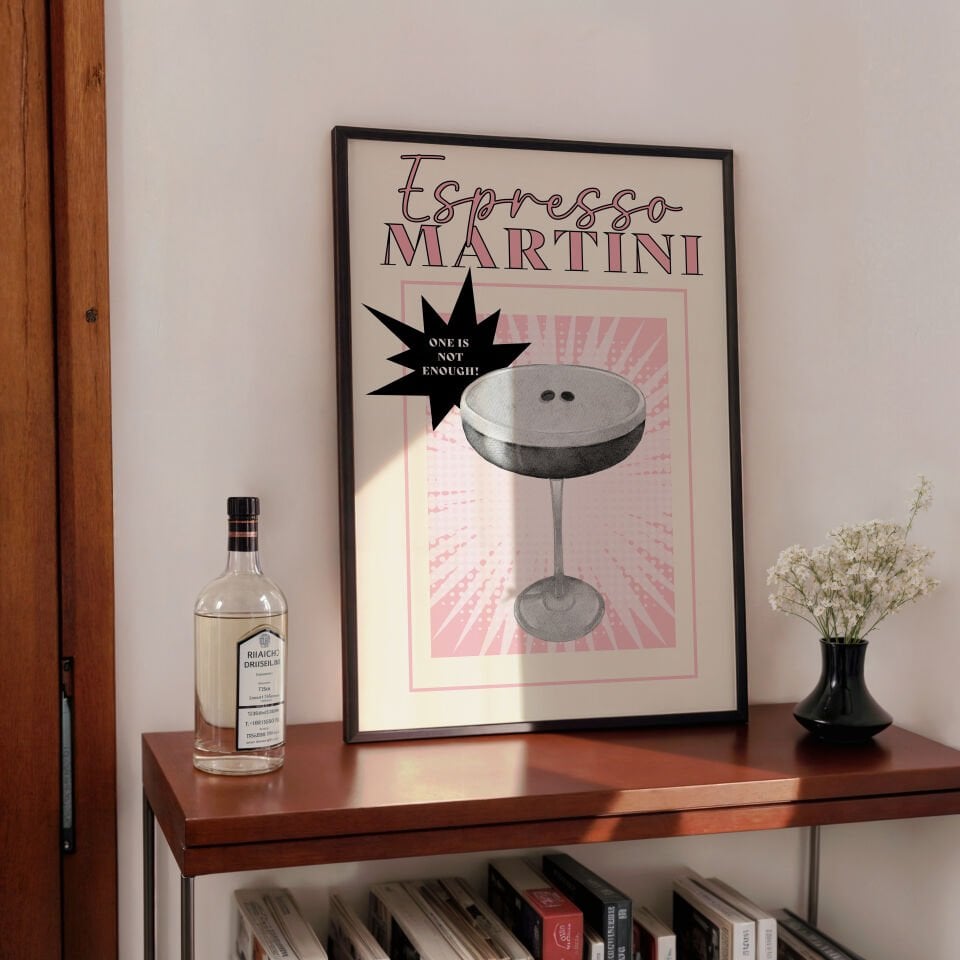 Espresso Martini Çerçevesiz Poster