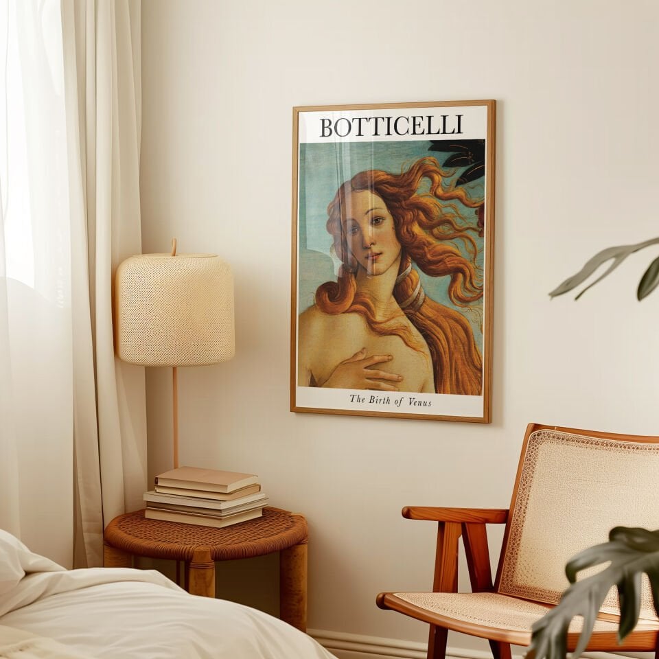 Botticelli The Birth of Venus Çerçevesiz Poster
