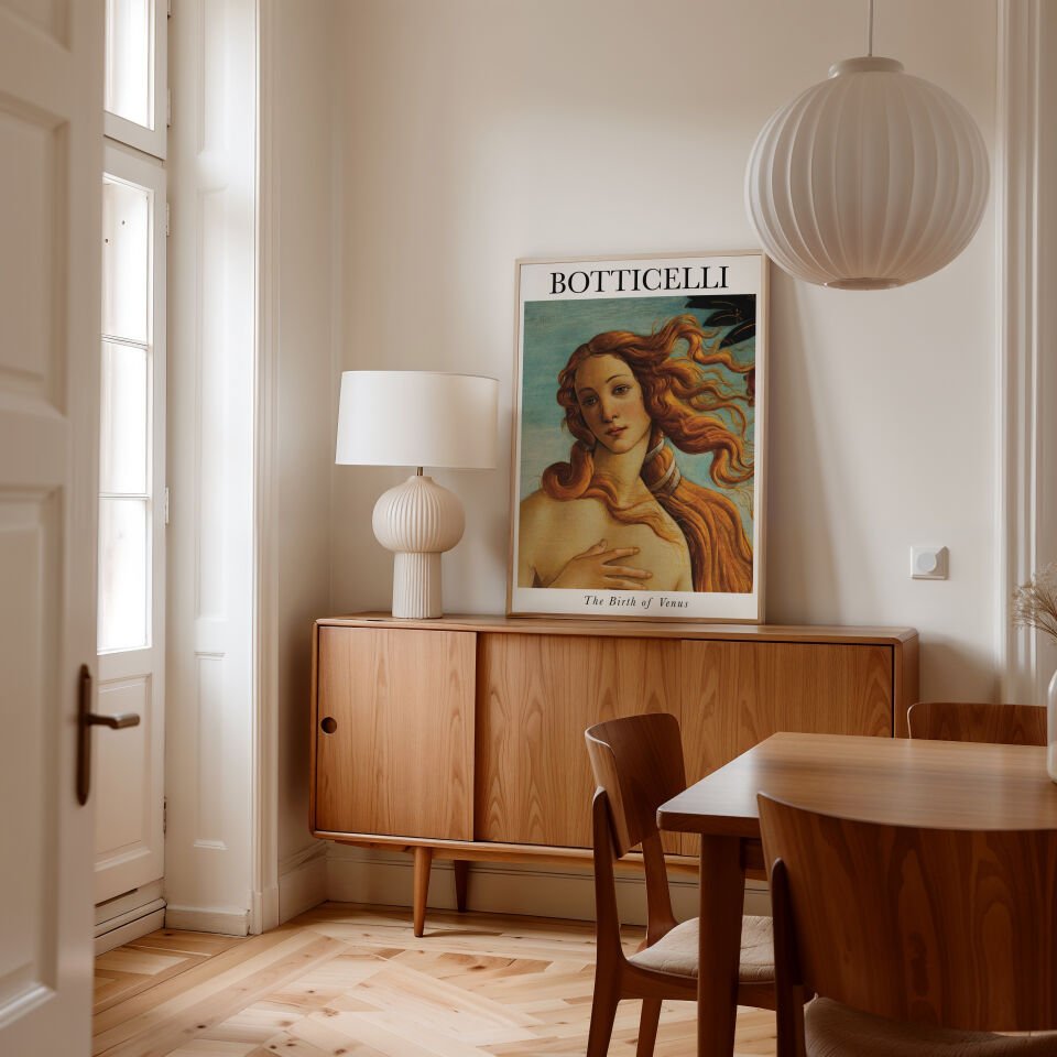 Botticelli The Birth of Venus Çerçevesiz Poster