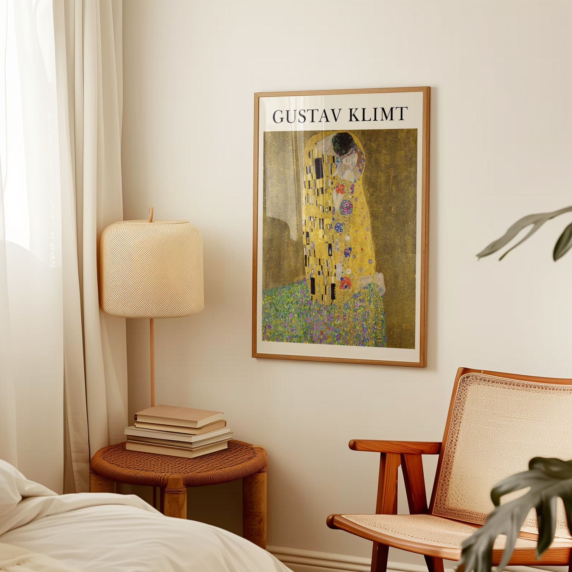 Gustav Klimt The Kiss Çerçevesiz Poster