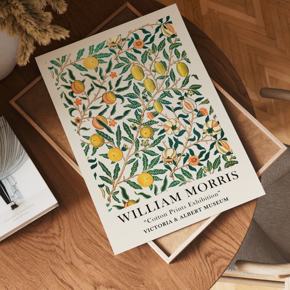 William Morris Cotton Exhibition Çerçevesiz Poster