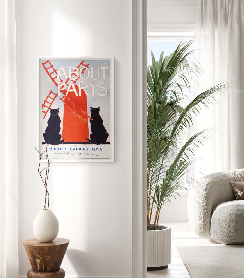 About Paris Çerçevesiz Poster
