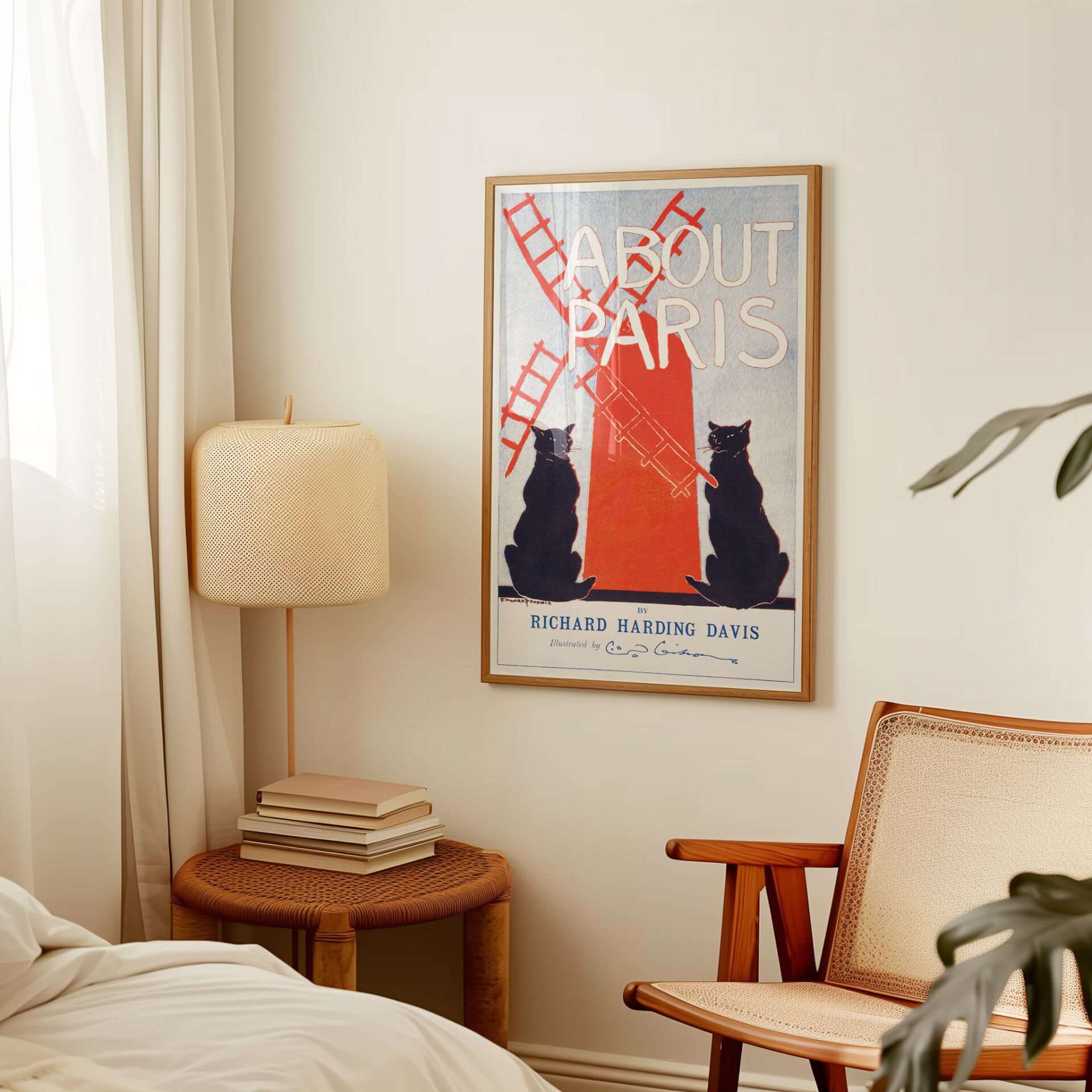 About Paris Çerçevesiz Poster