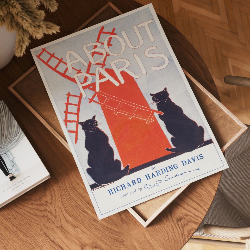 About Paris Çerçevesiz Poster