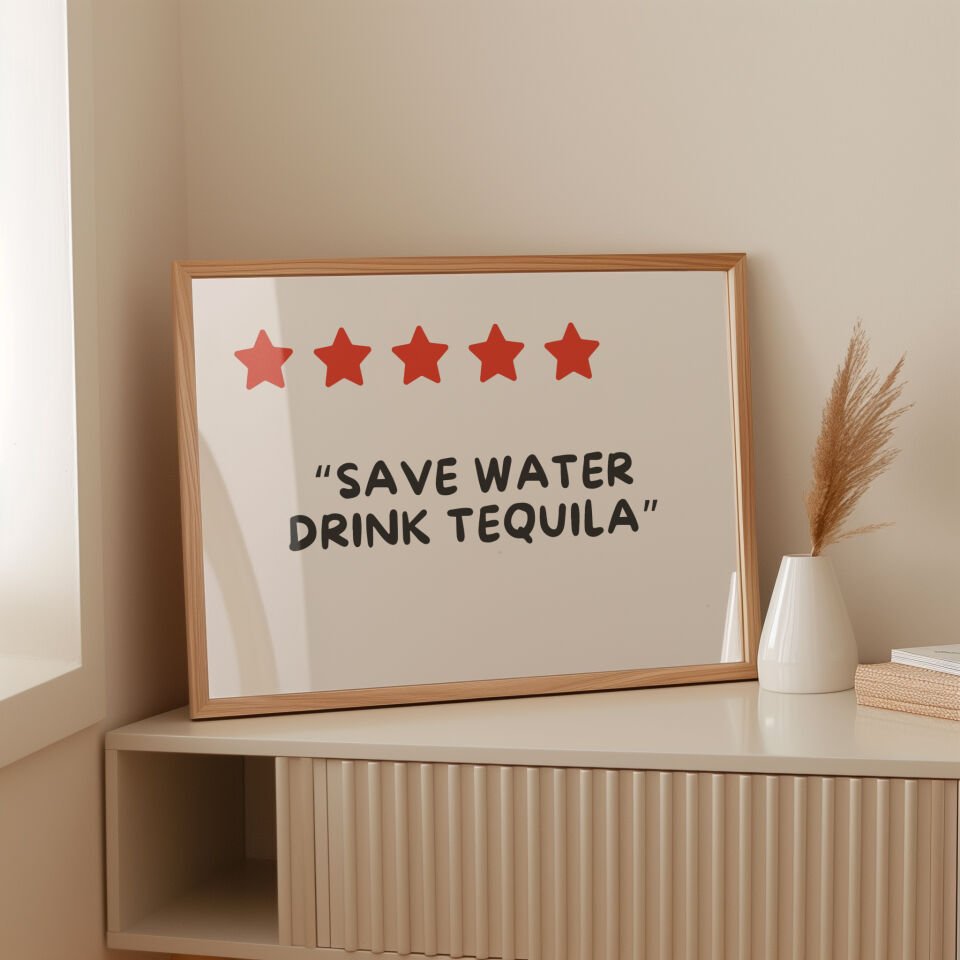 Tequila Stars Çerçevesiz Poster