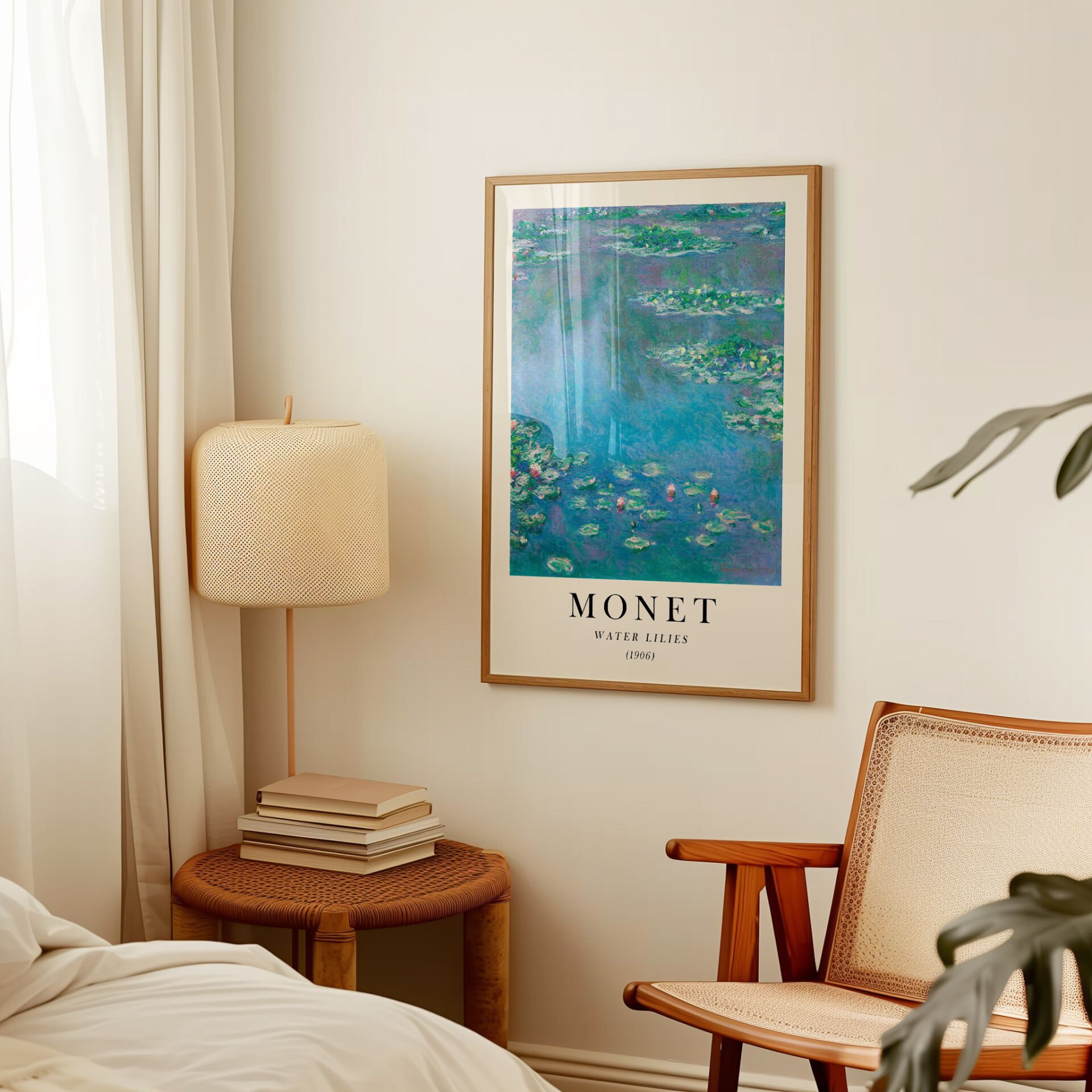 Monet Water Lilies Çerçevesiz Poster