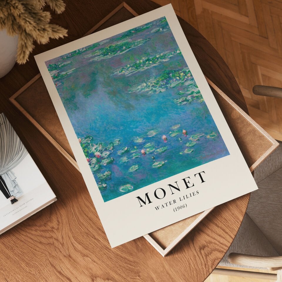 Monet Water Lilies Çerçevesiz Poster