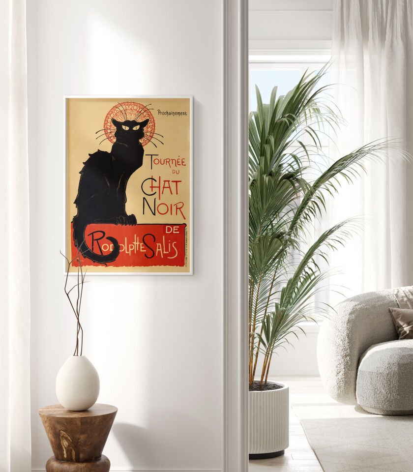 Chat Noir Çerçevesiz Poster