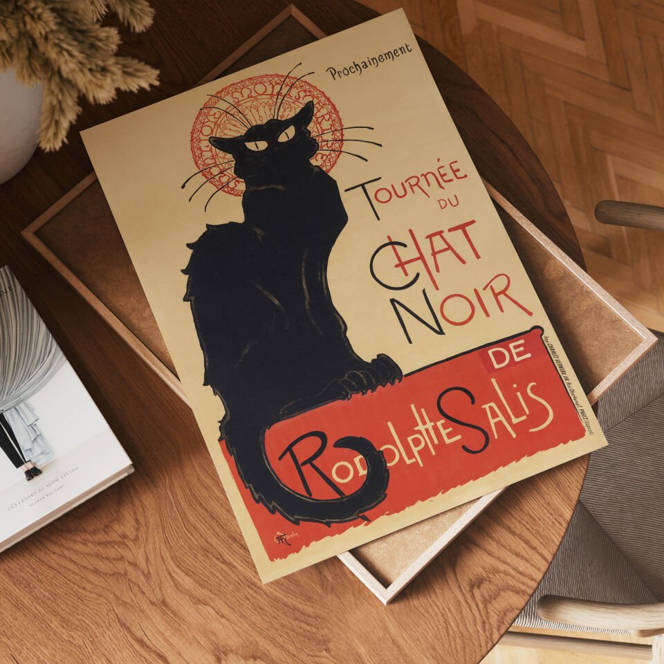 Chat Noir Çerçevesiz Poster