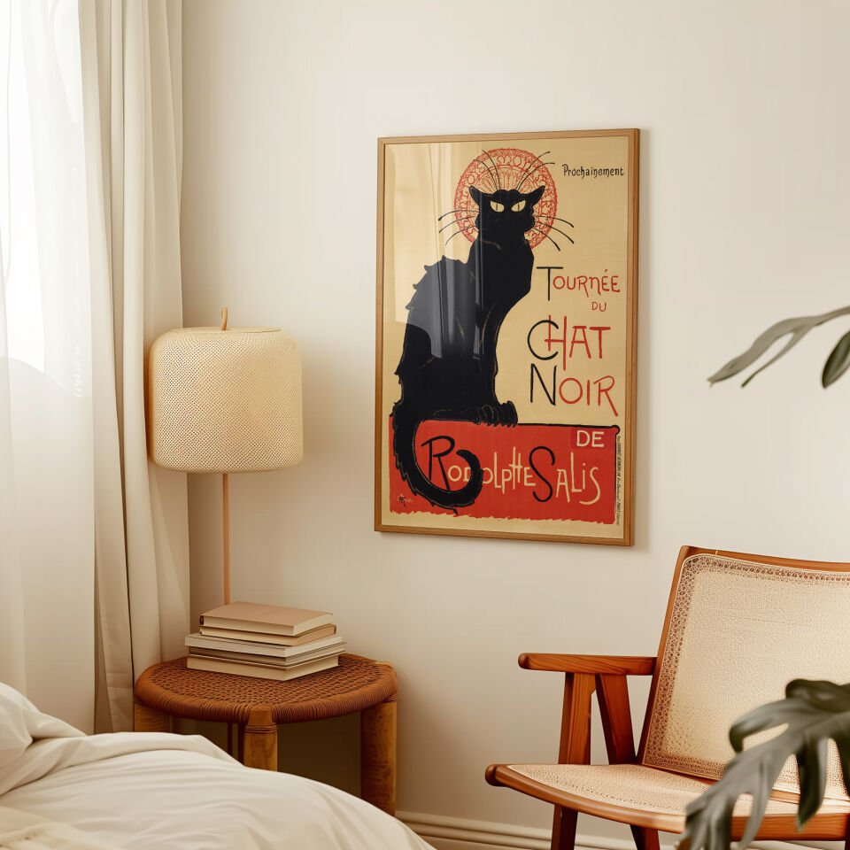 Chat Noir Çerçevesiz Poster