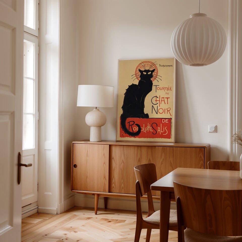 Chat Noir Çerçevesiz Poster