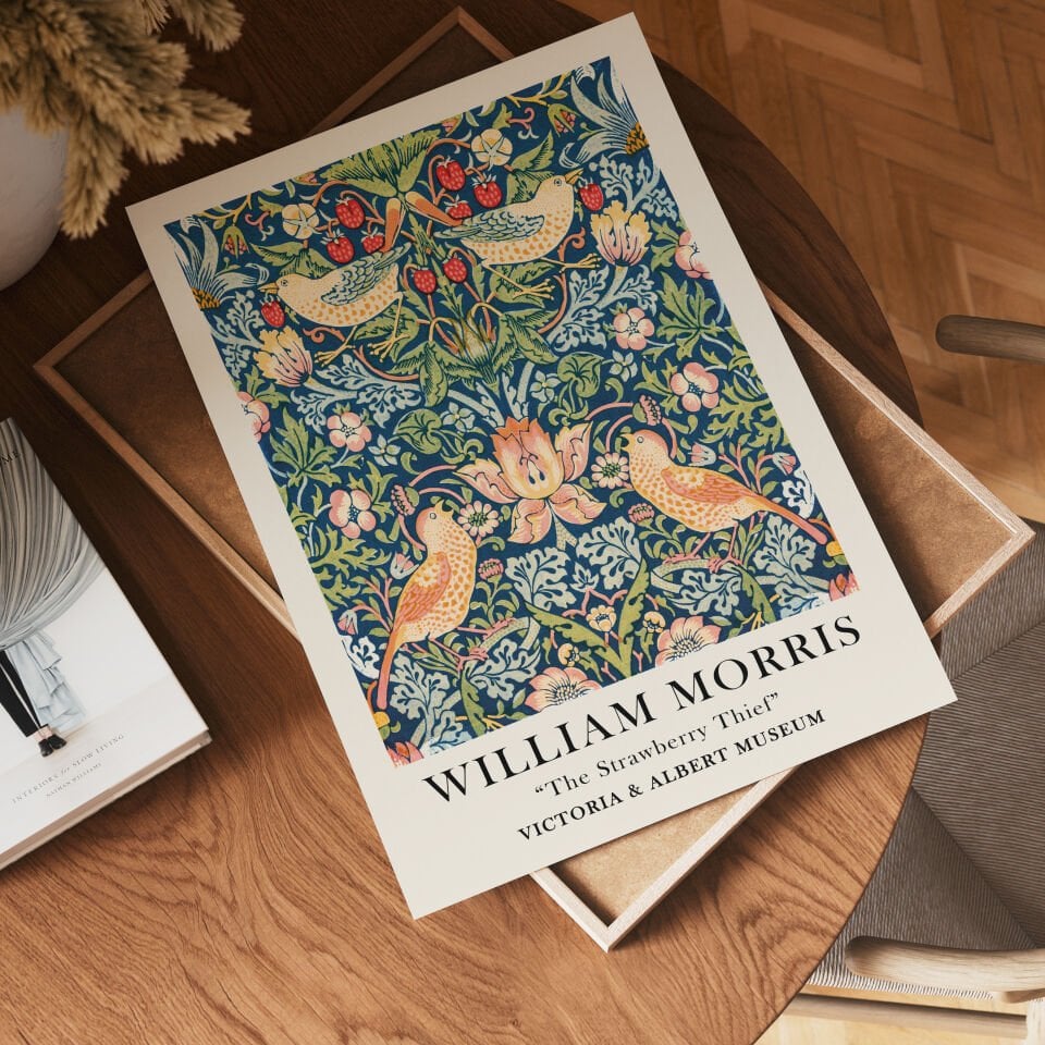 William Morris Strawberry Thief Çerçevesiz Poster