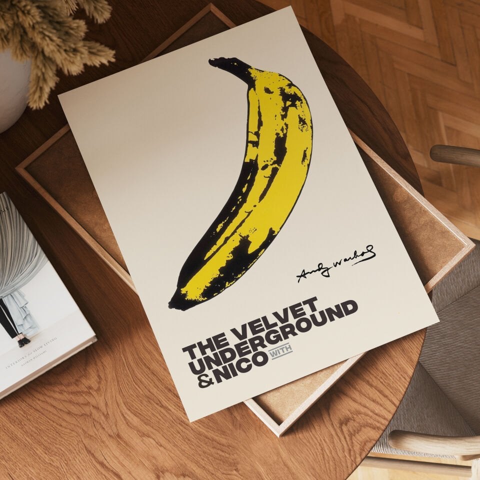 Velvet Banana Çerçevesiz Poster