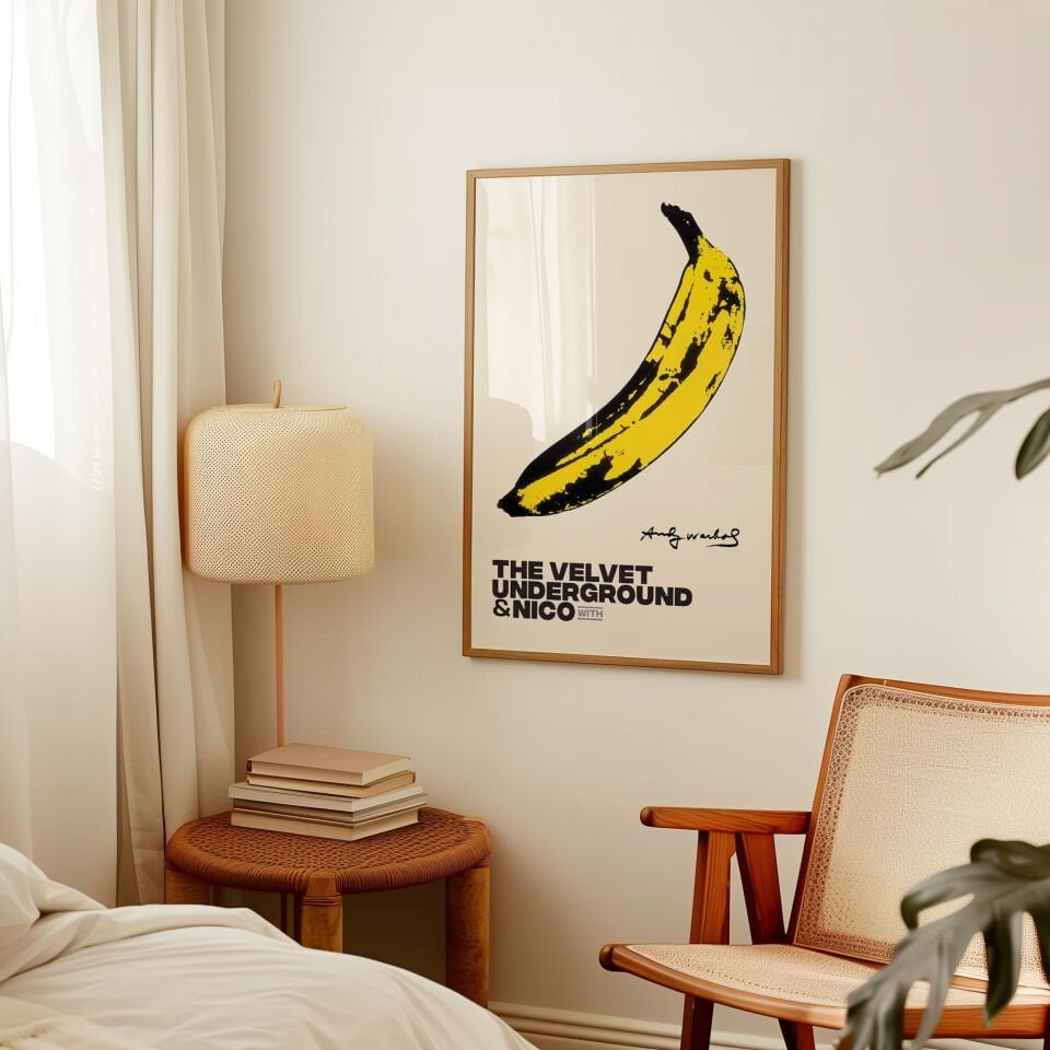 Velvet Banana Çerçevesiz Poster