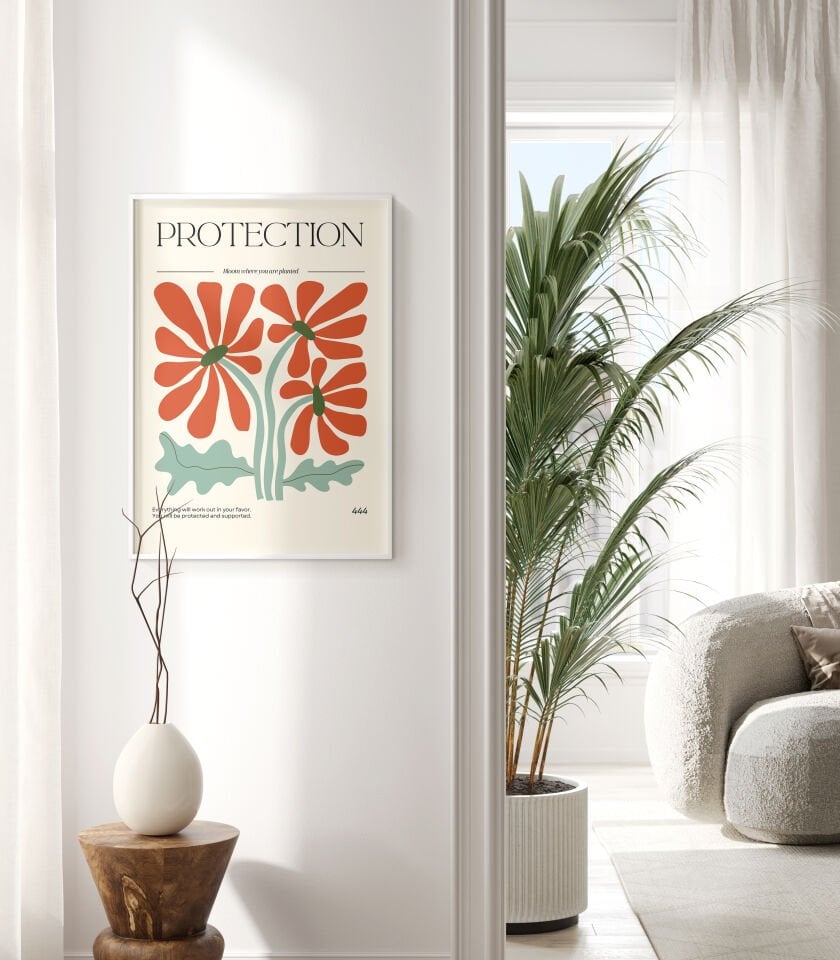 Reflection Botanical Çerçevesiz Poster