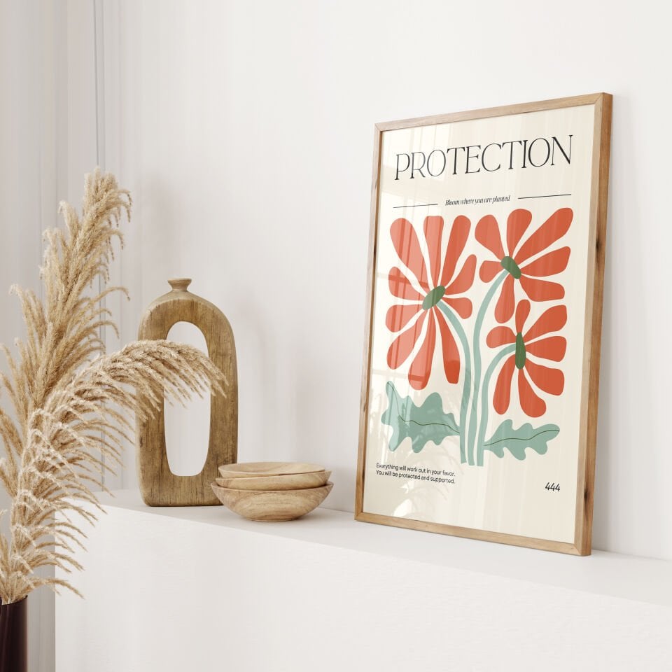 Reflection Botanical Çerçevesiz Poster