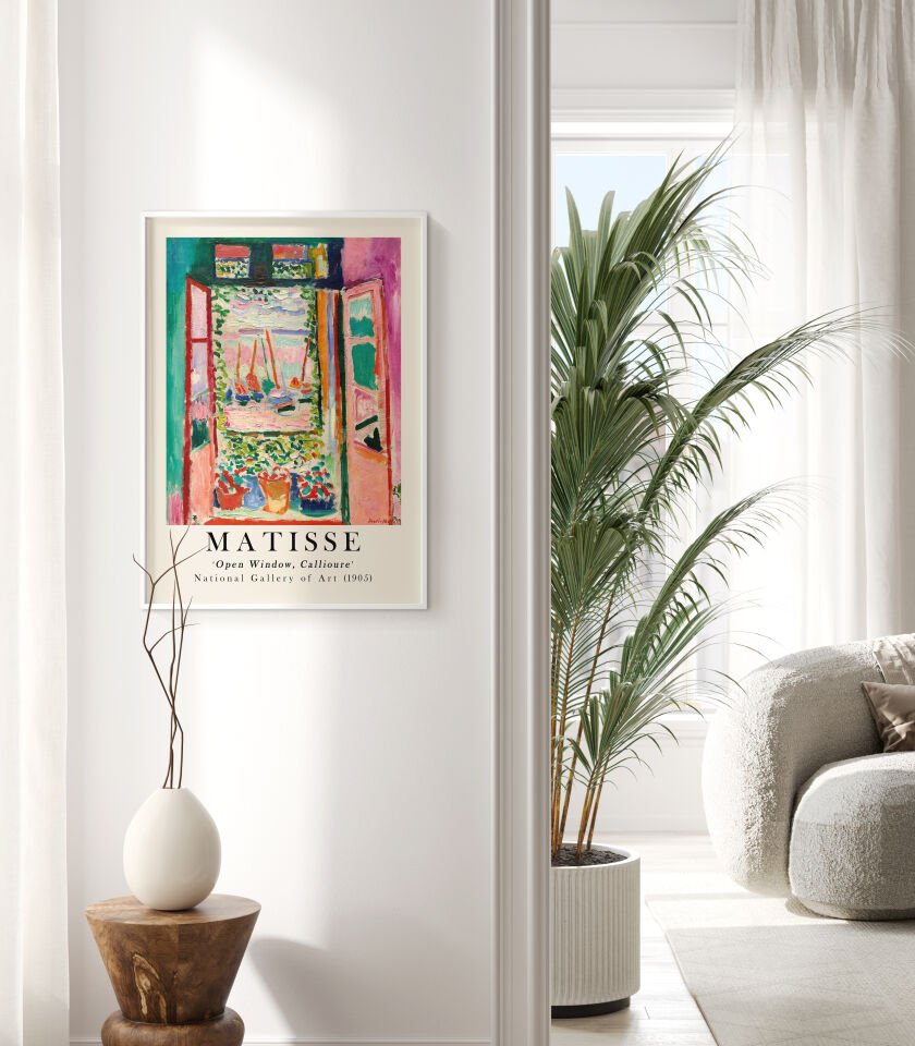 Matisse Open Window Çerçevesiz Poster