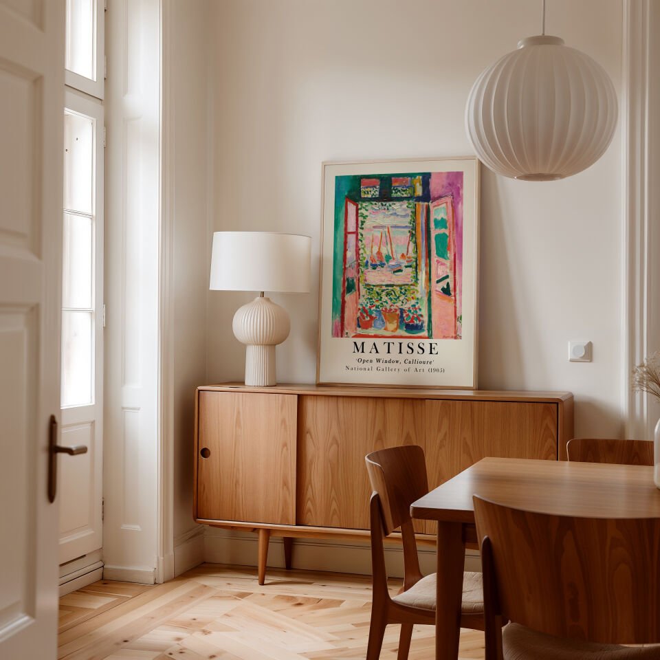Matisse Open Window Çerçevesiz Poster