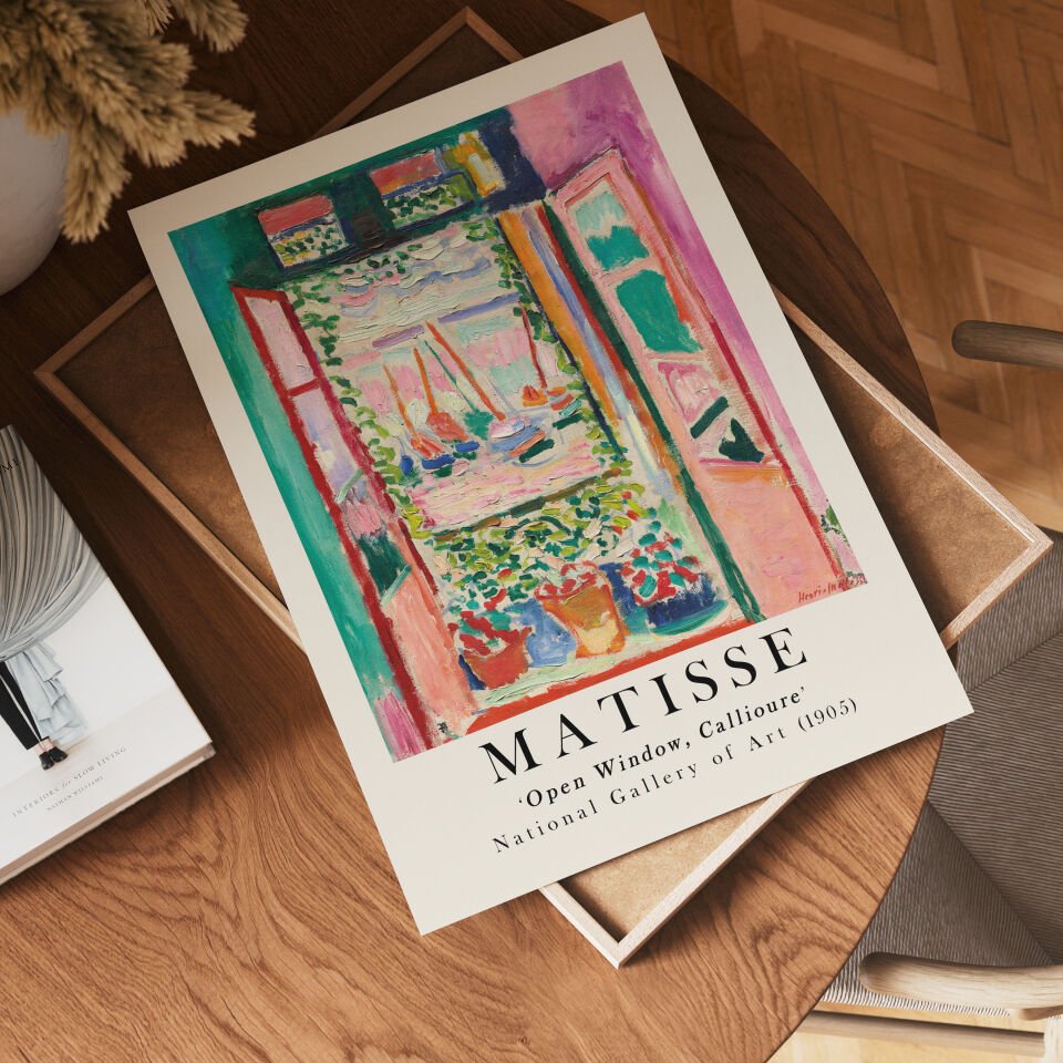Matisse Open Window Çerçevesiz Poster