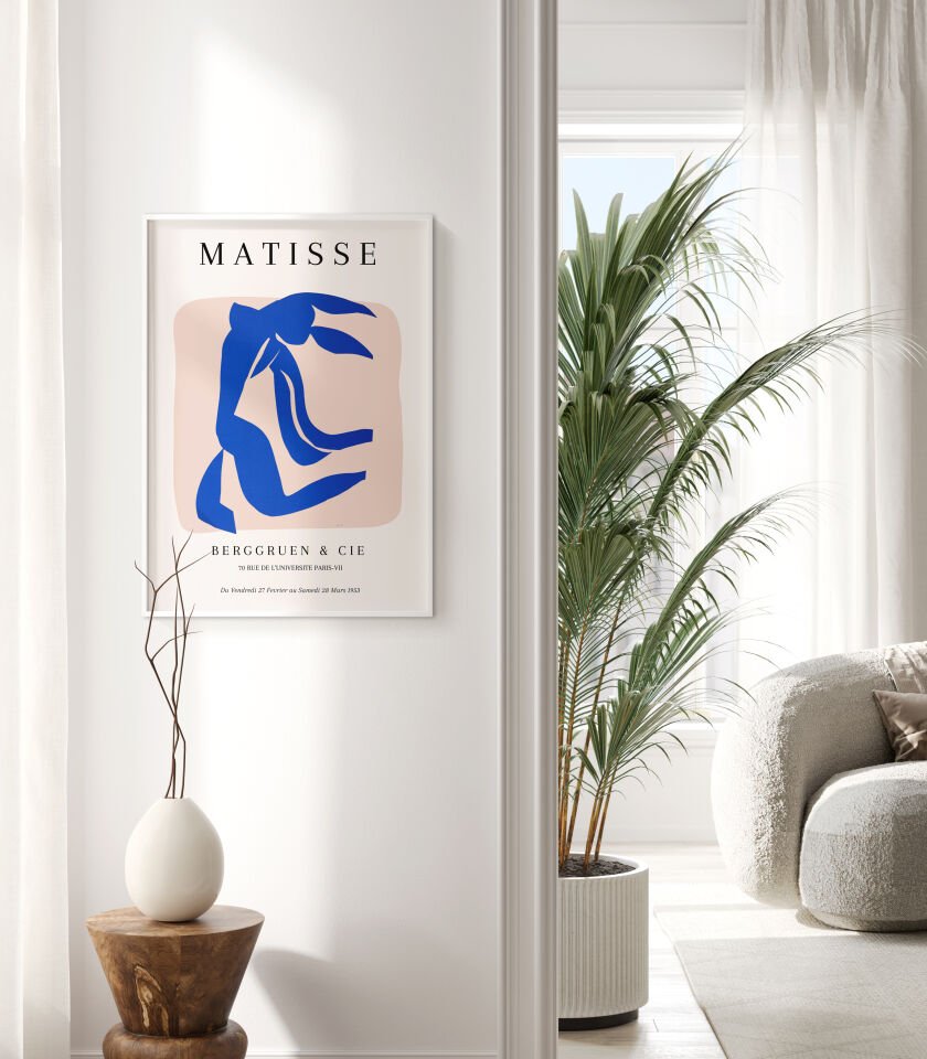 Matisse Blue Nude Çerçevesiz Poster