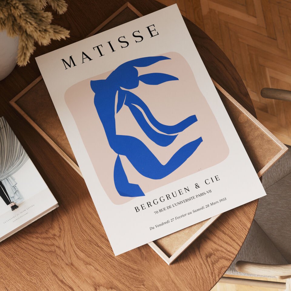 Matisse Blue Nude Çerçevesiz Poster