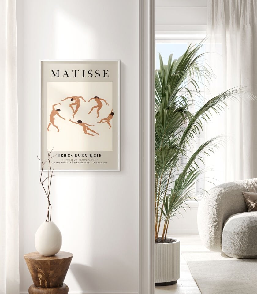Matisse Dance Beige Çerçevesiz Poster