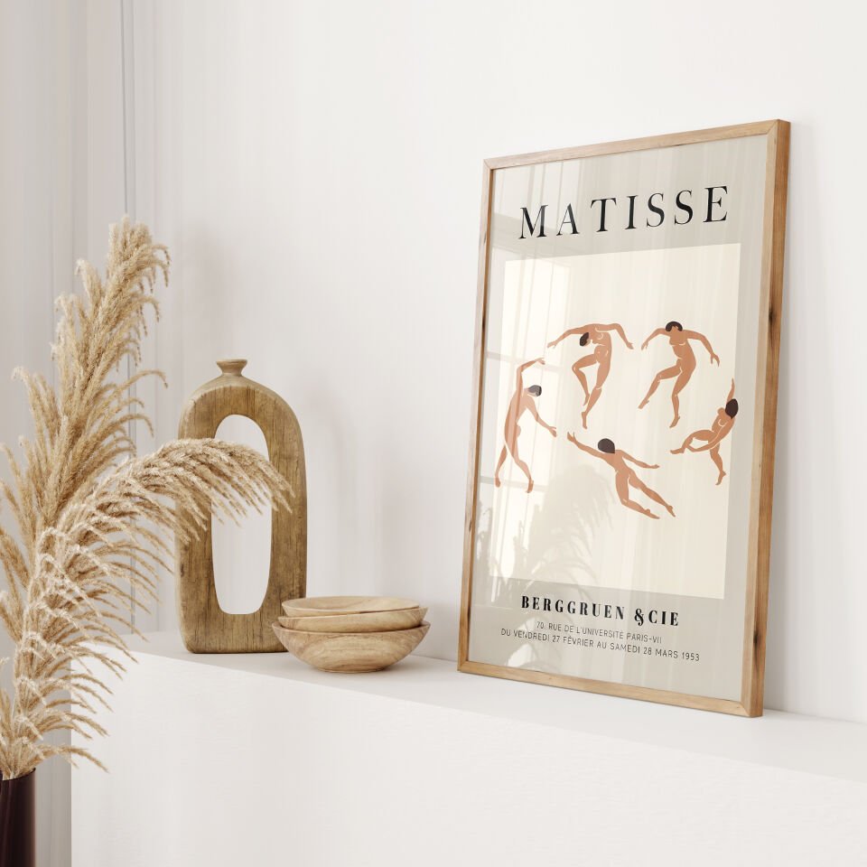 Matisse Dance Beige Çerçevesiz Poster