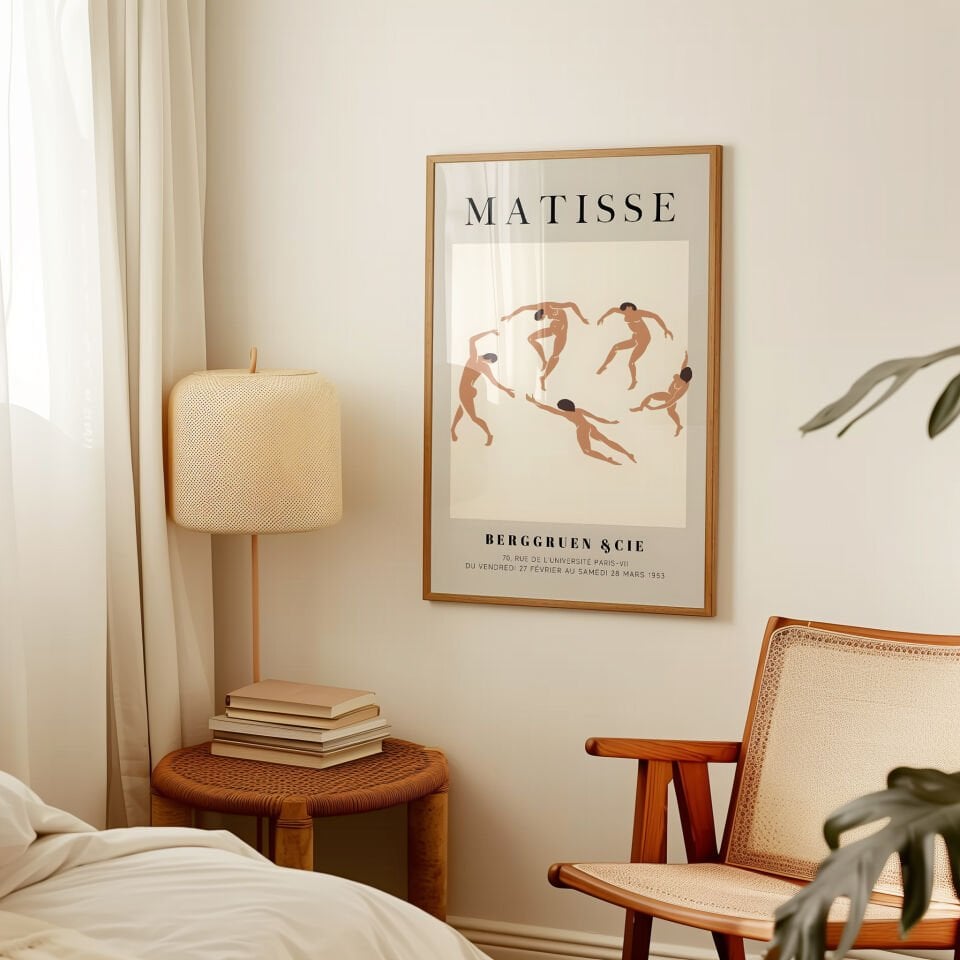 Matisse Dance Beige Çerçevesiz Poster