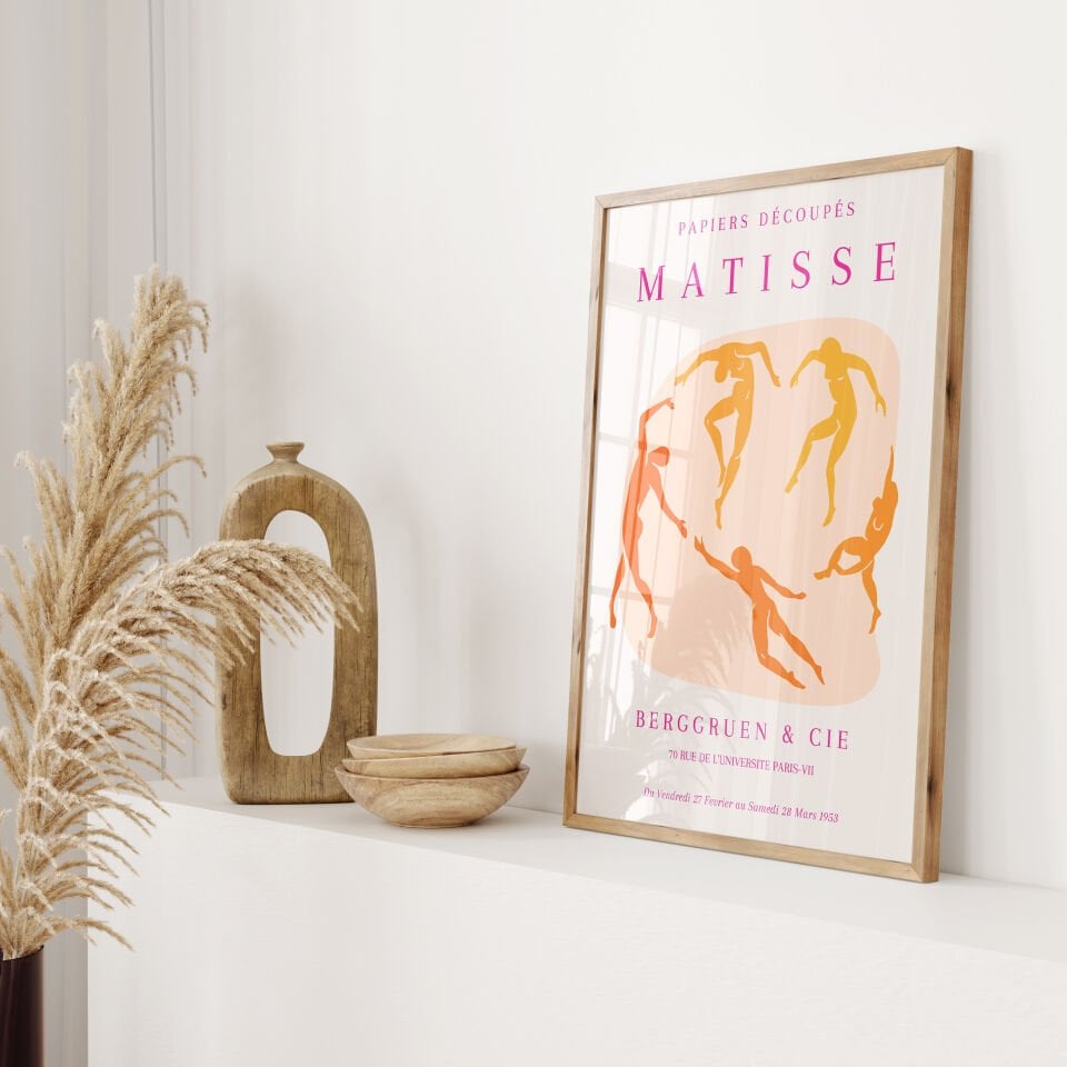 Matisse Dance Orange Çerçevesiz Poster