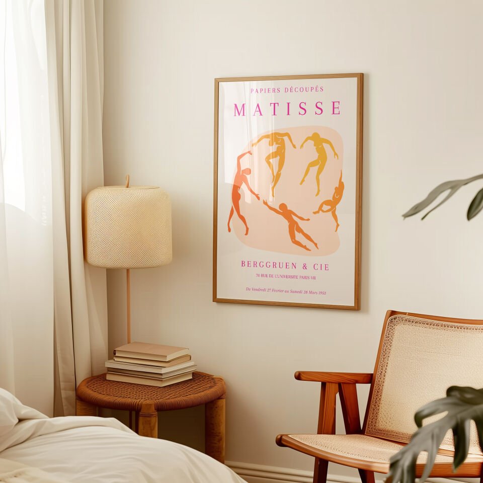 Matisse Dance Orange Çerçevesiz Poster