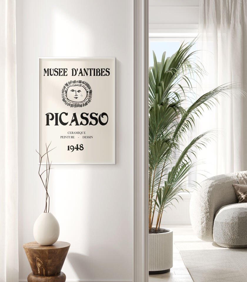 Picasso Çerçevesiz Poster