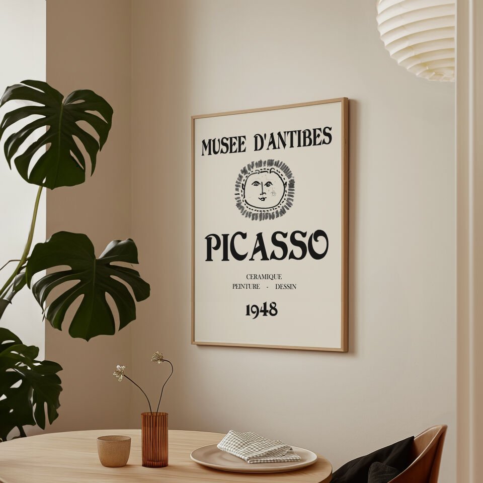 Picasso Çerçevesiz Poster