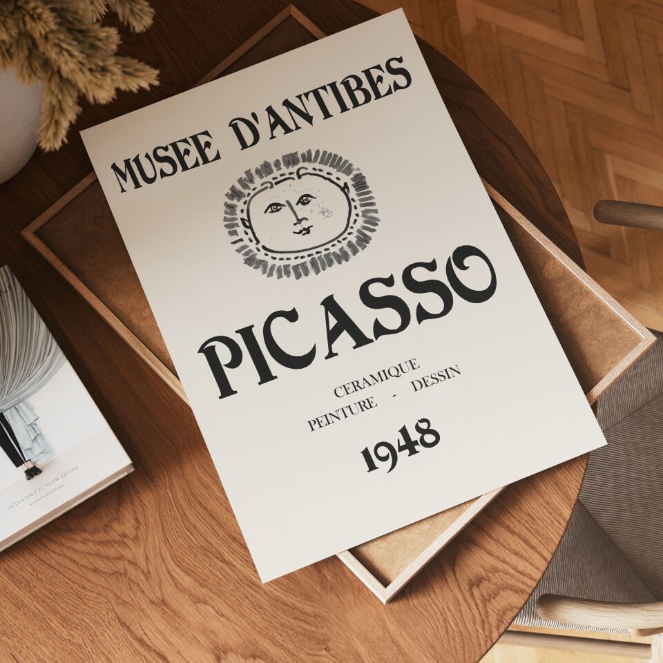 Picasso Çerçevesiz Poster