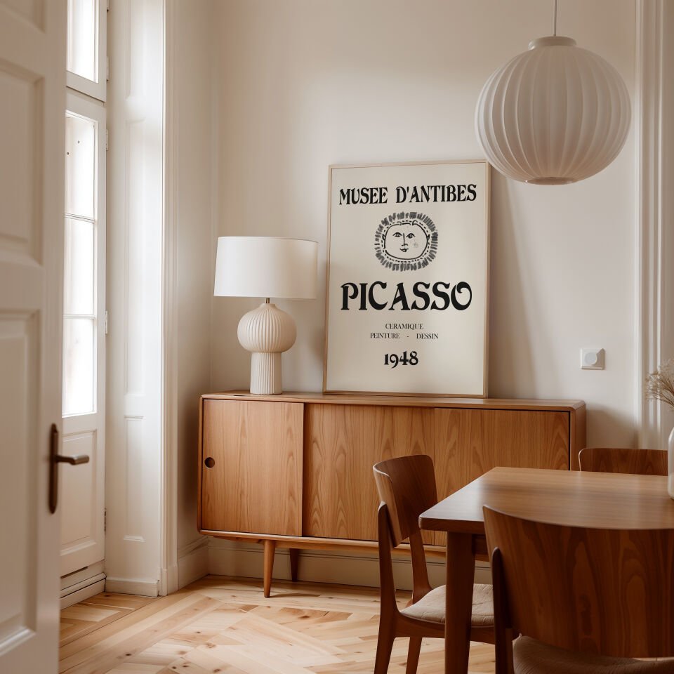 Picasso Çerçevesiz Poster