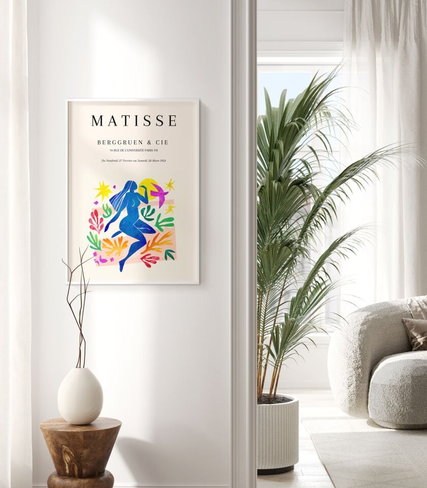 Matisse Blue Dancer çerçevesiz poster
