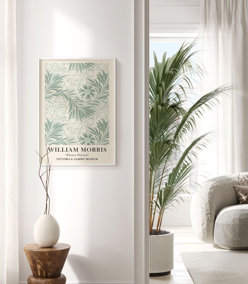 Flower Pattern | Çerçevesiz Poster