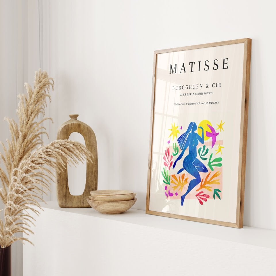 Matisse Blue Dancer çerçevesiz poster