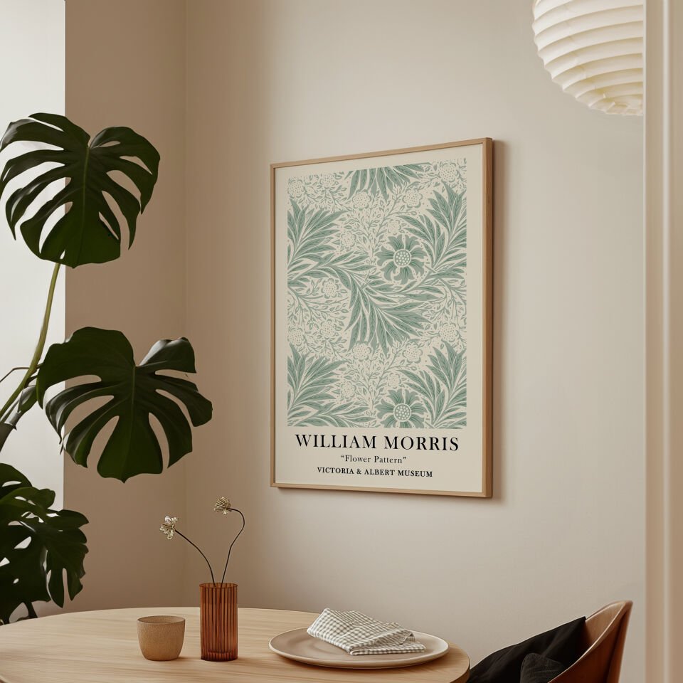Flower Pattern | Çerçevesiz Poster