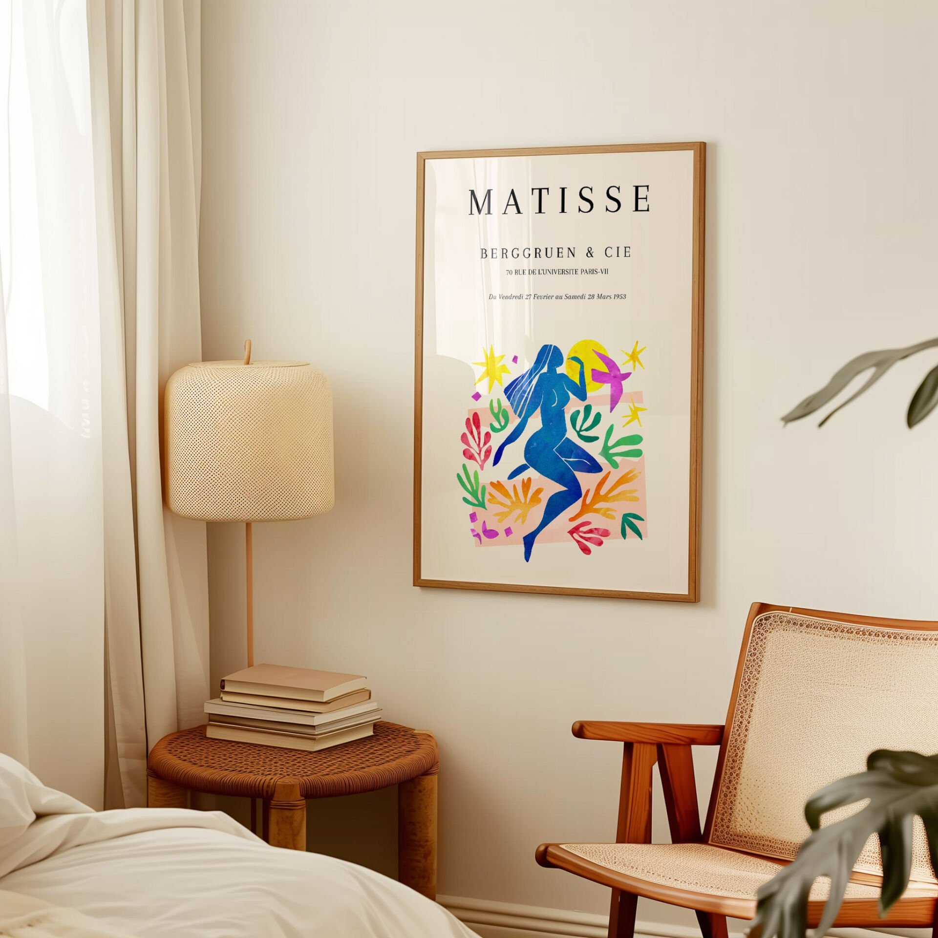 Matisse Blue Dancer çerçevesiz poster