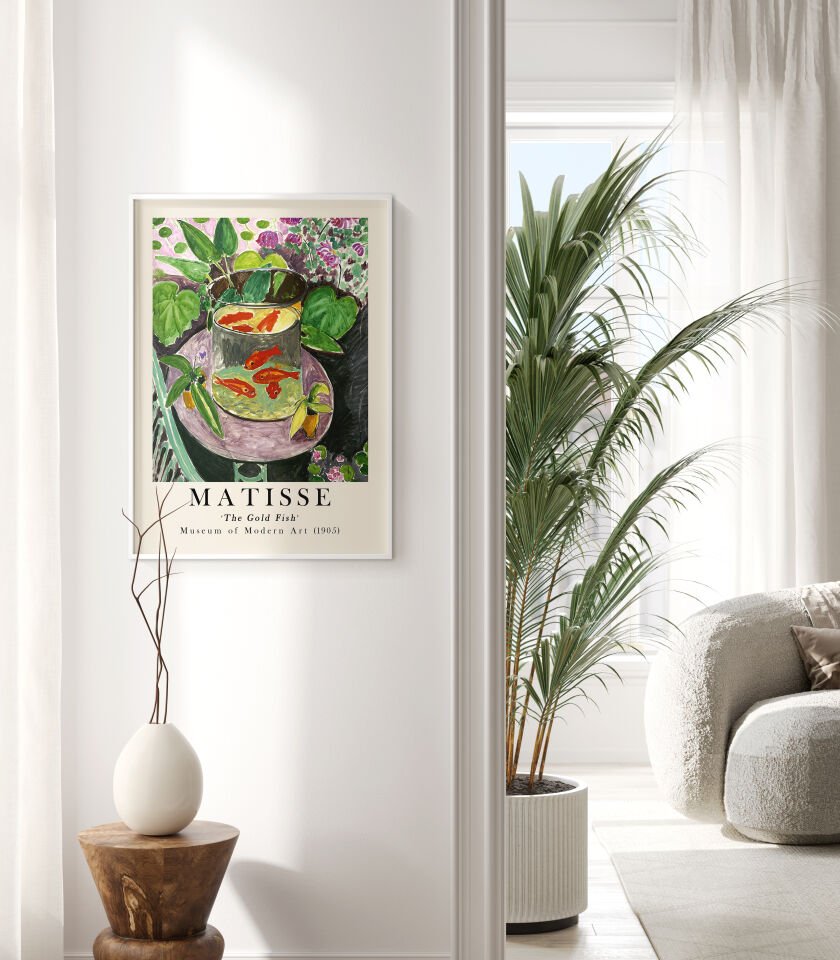 Matisse The Gold Fish Çerçevesiz Poster