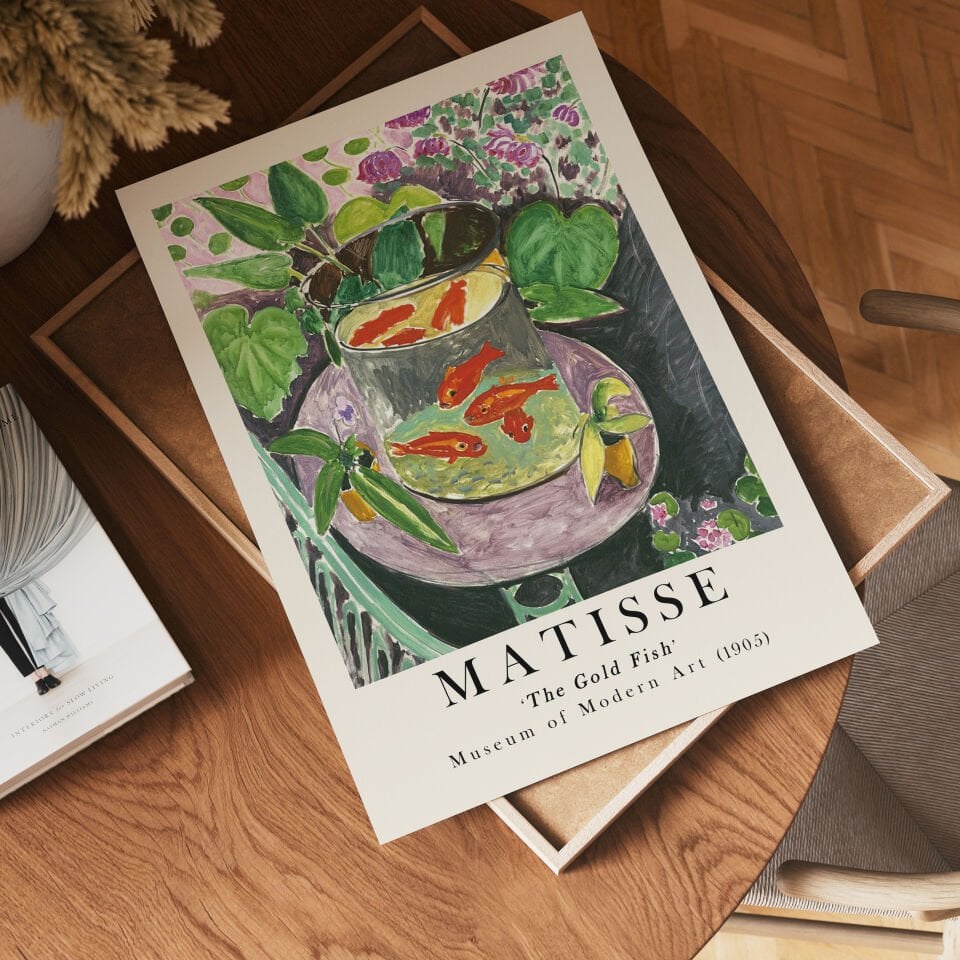 Matisse The Gold Fish Çerçevesiz Poster