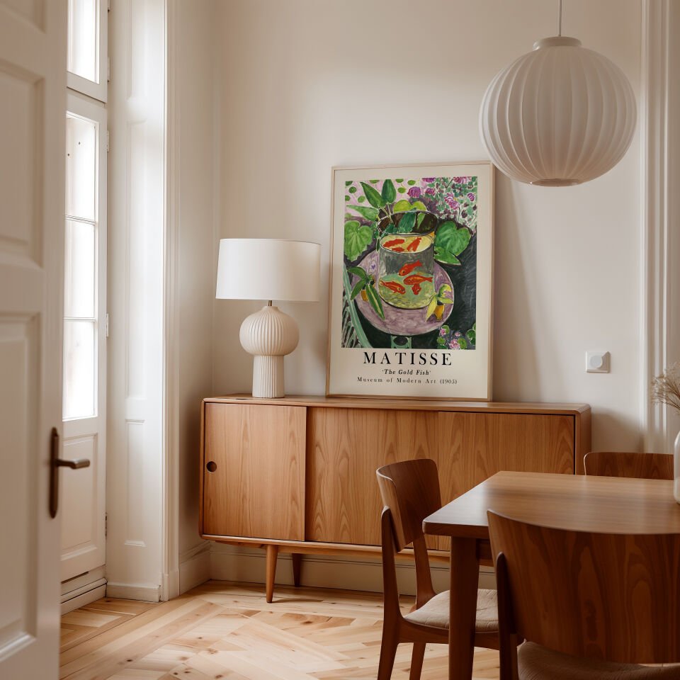 Matisse The Gold Fish Çerçevesiz Poster