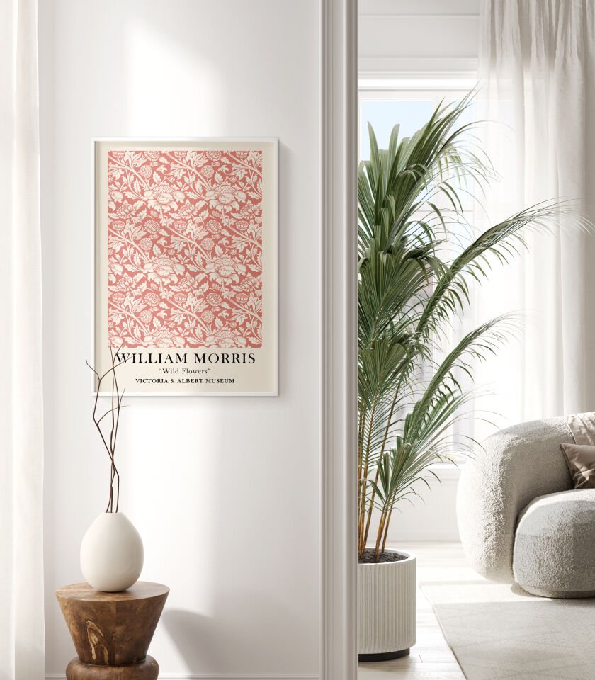 William Morris Wild Flowers Çerçevesiz Poster